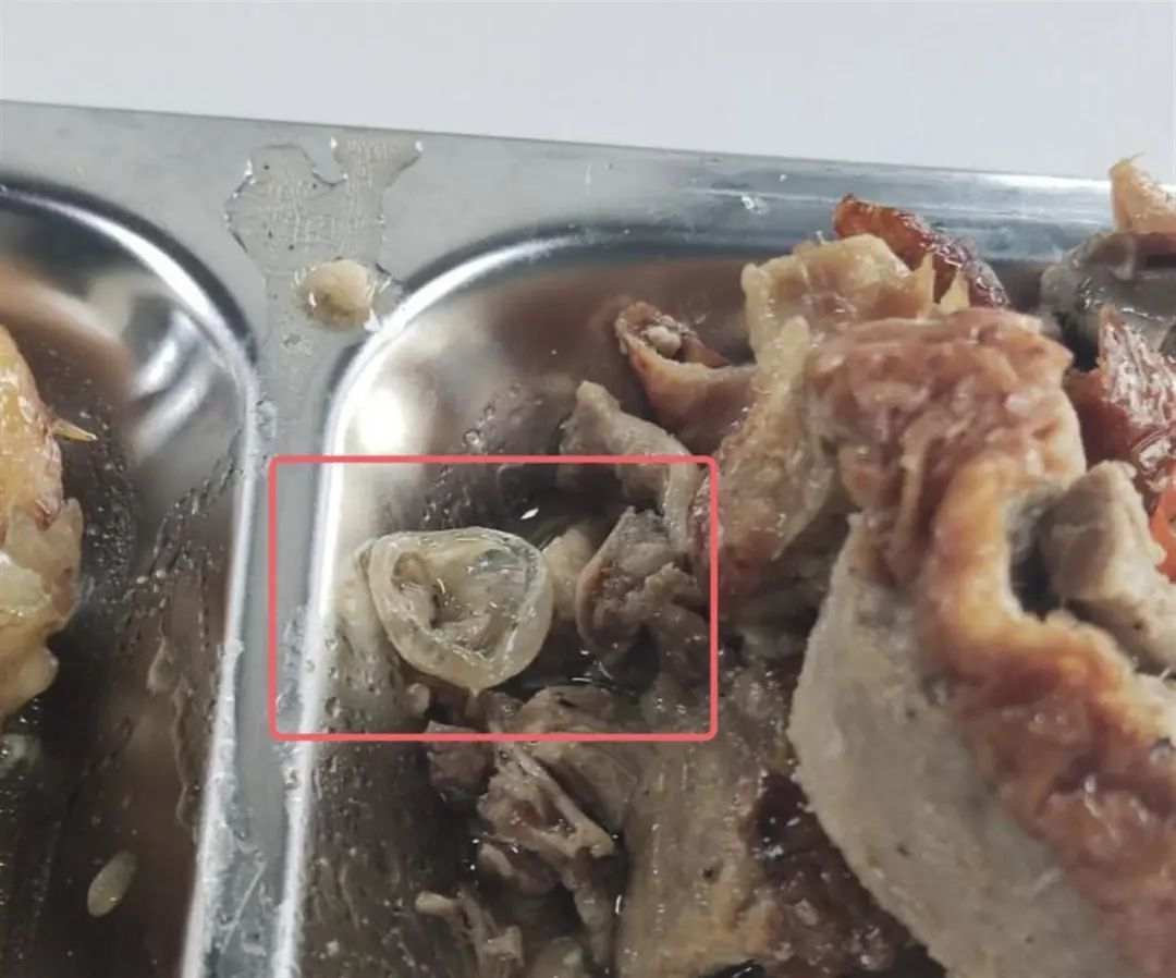 学校食堂吃出异物,广州再通报!高度可能为鸭眼球巩膜